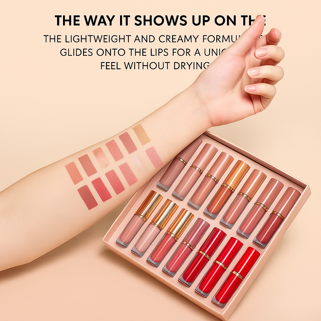 Valo™ Non-Sticky 12 Shades Velvet Liquid Lipstick