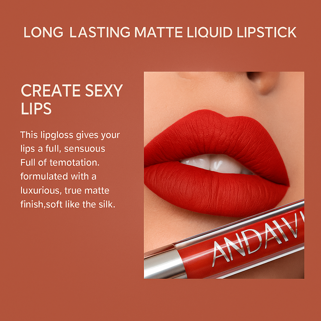 Valo™ Non-Sticky 12 Shades Velvet Liquid Lipstick