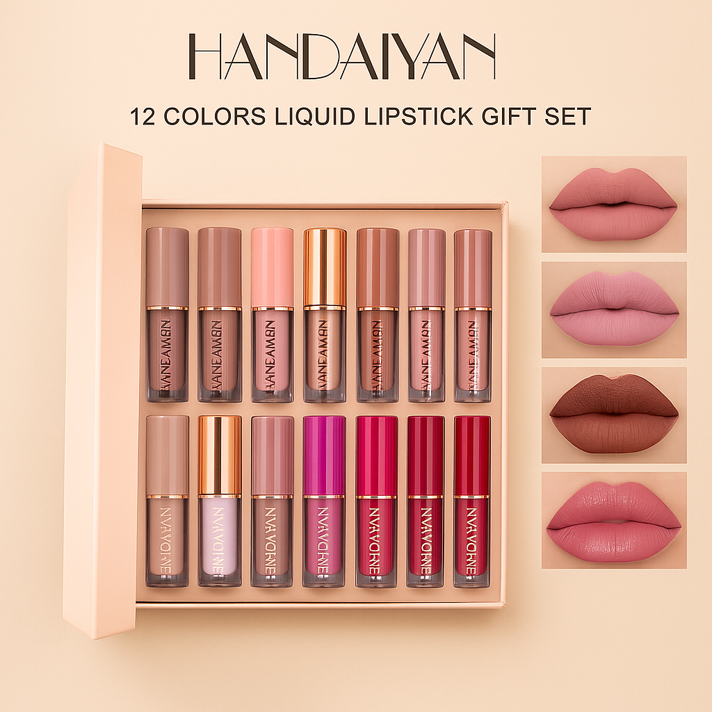 Valo™ Non-Sticky 12 Shades Velvet Liquid Lipstick