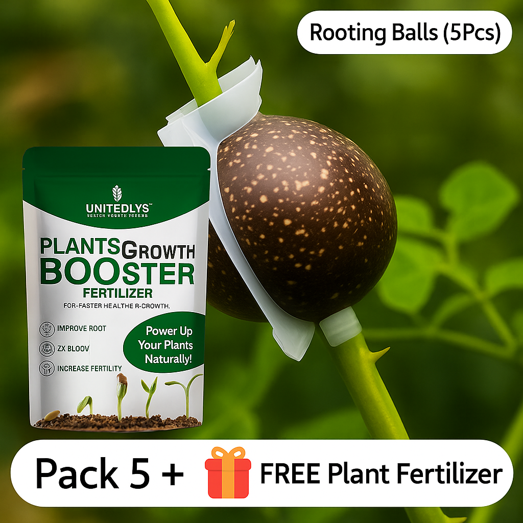 Rooting Balls (Pack of 5 ) with FREE Plant Fertilizer