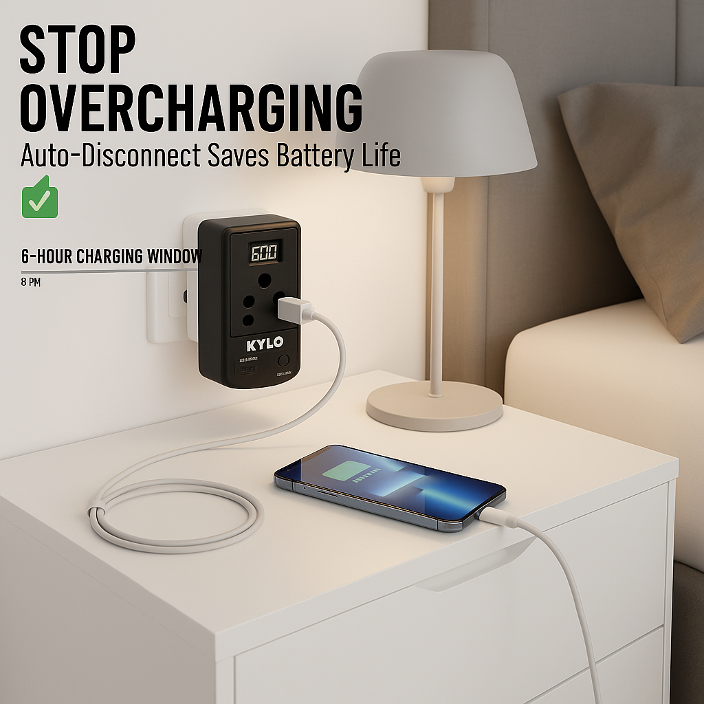 KYLO Smart Charge Safety Timer Plug™