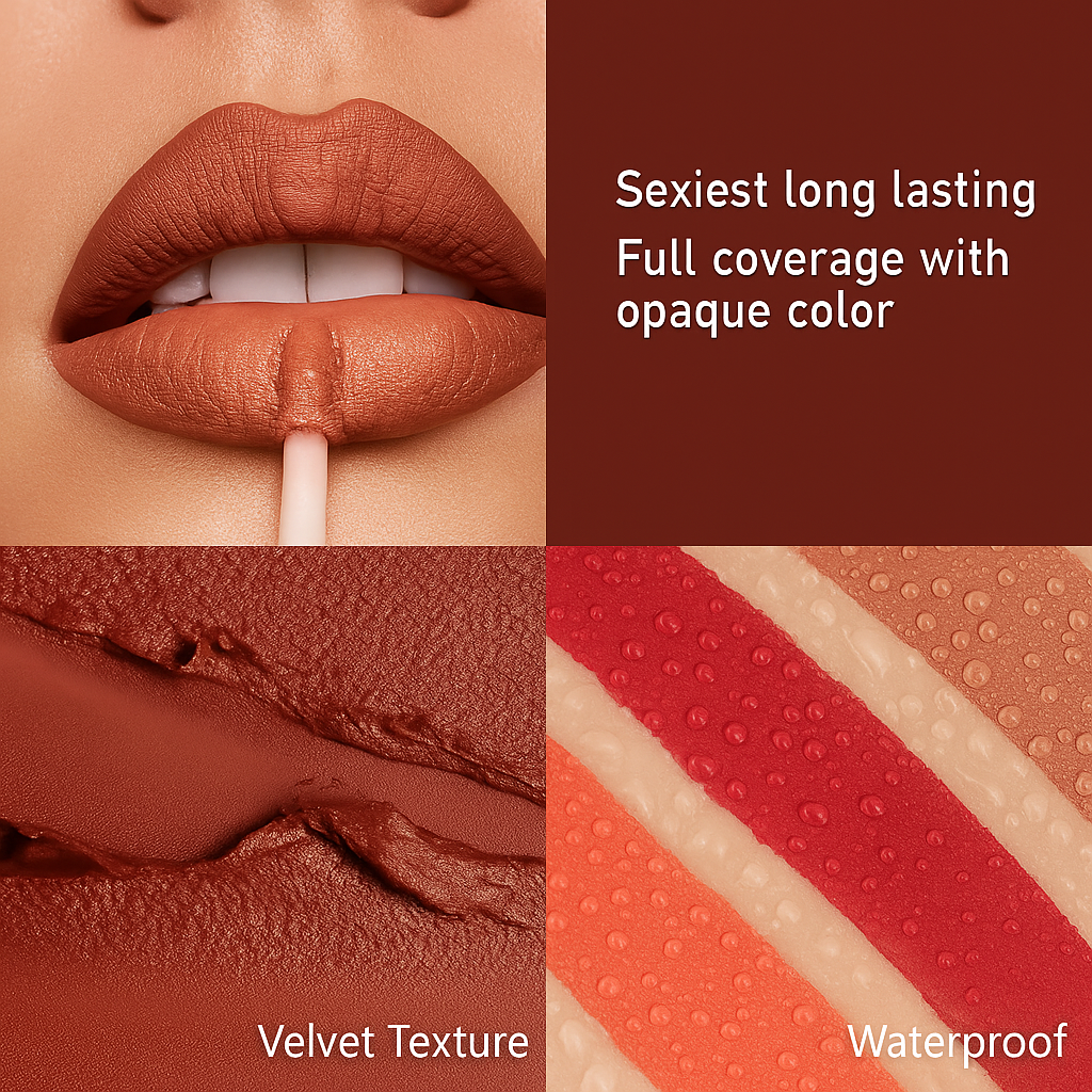 Valo™ Non-Sticky 12 Shades Velvet Liquid Lipstick