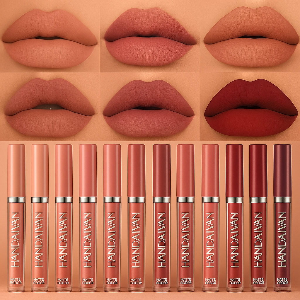 Valo™ Non-Sticky 12 Shades Velvet Liquid Lipstick